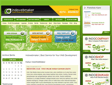 Tablet Screenshot of indowebmaker.com